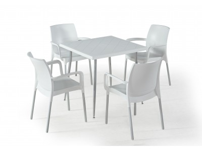 Градински комплект CASTELLO set 4 (бял)